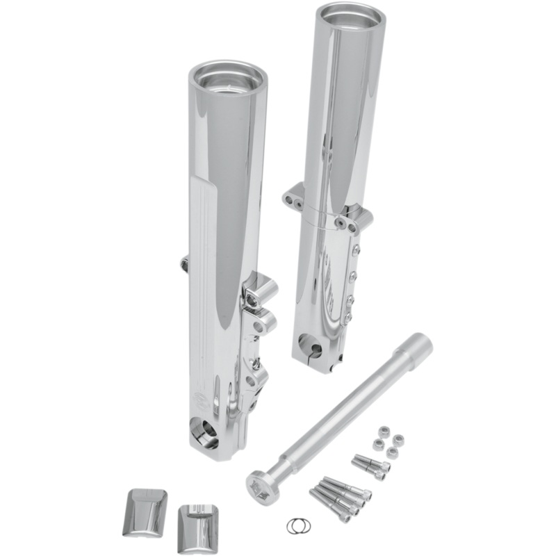 PERFORMANCE MACHINE (PM) Fork Leg Kit – Chrome – Lower – Single Disc – ’14-’20 FL 0208-2097-CH
