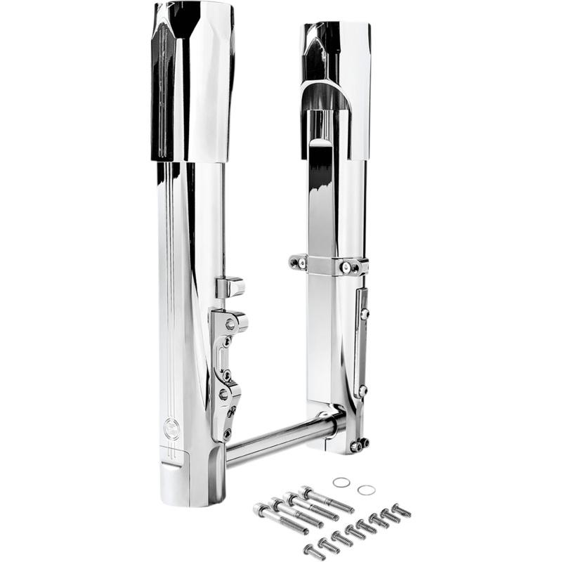 PERFORMANCE MACHINE (PM) Fork Legs – Chrome – Lower – Single Disc 0208-2174-CH