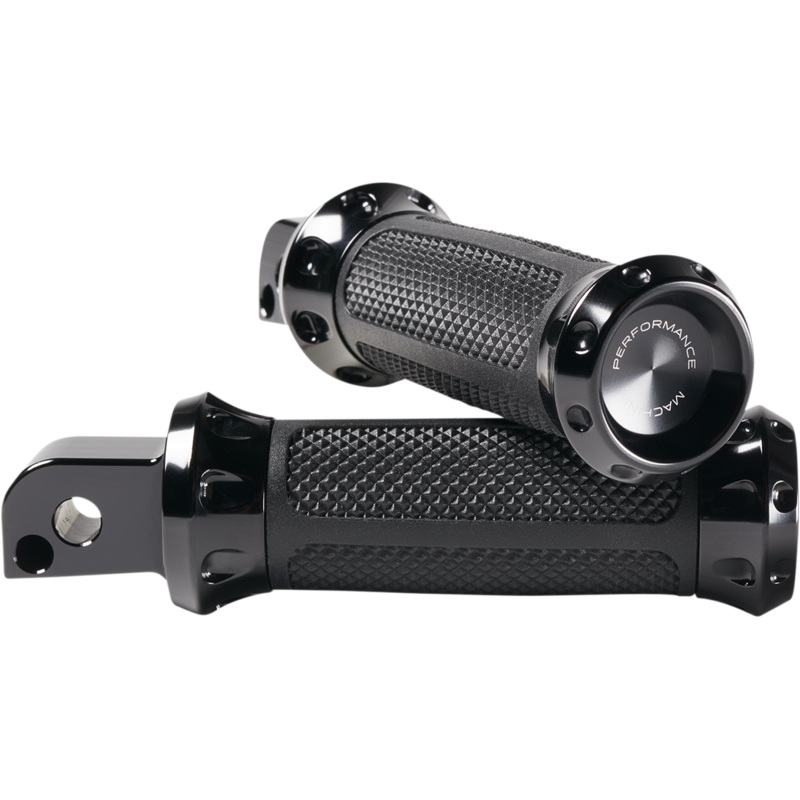 PERFORMANCE MACHINE (PM) Over Drive Footpeg – M8 – Passenger – Black 0035-1245M-B