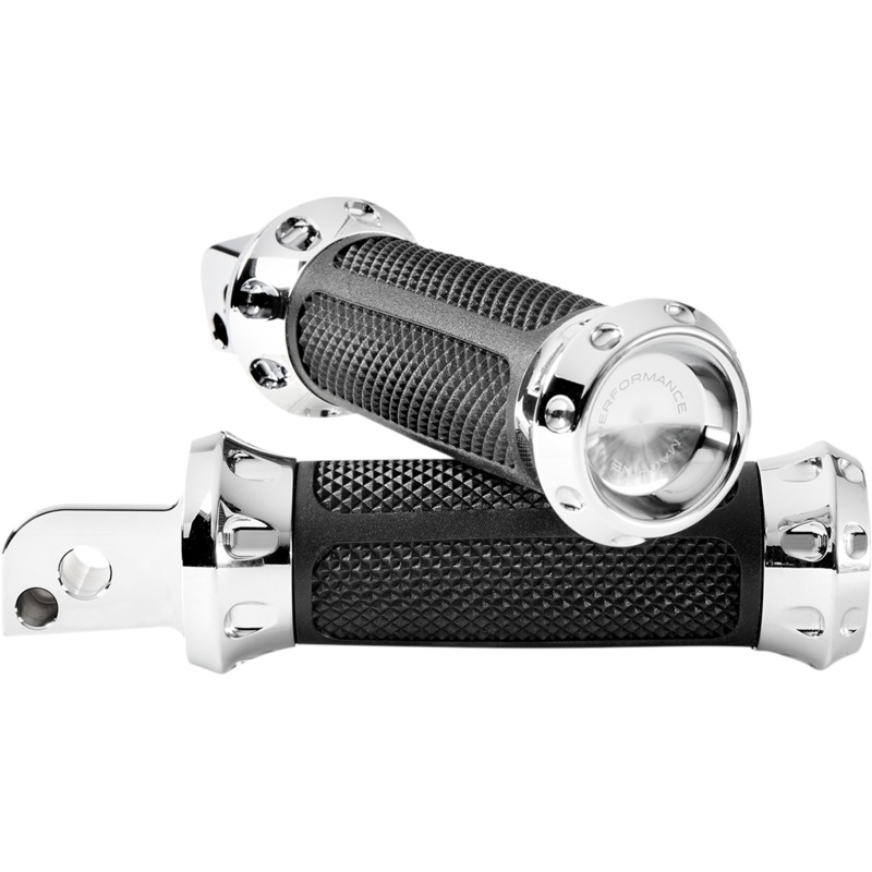 PERFORMANCE MACHINE (PM) Over Drive Footpeg – M8 – Passenger – Chrome 0035-1245M-CH