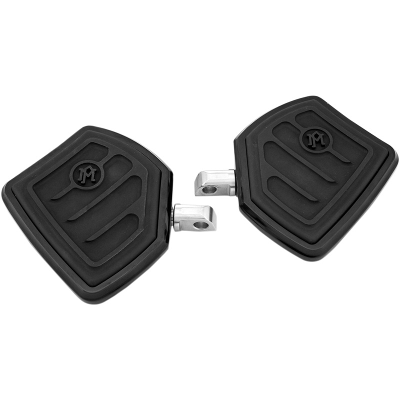 PERFORMANCE MACHINE (PM) Passenger Floorboards – Contoured – Black 0036-1016-B