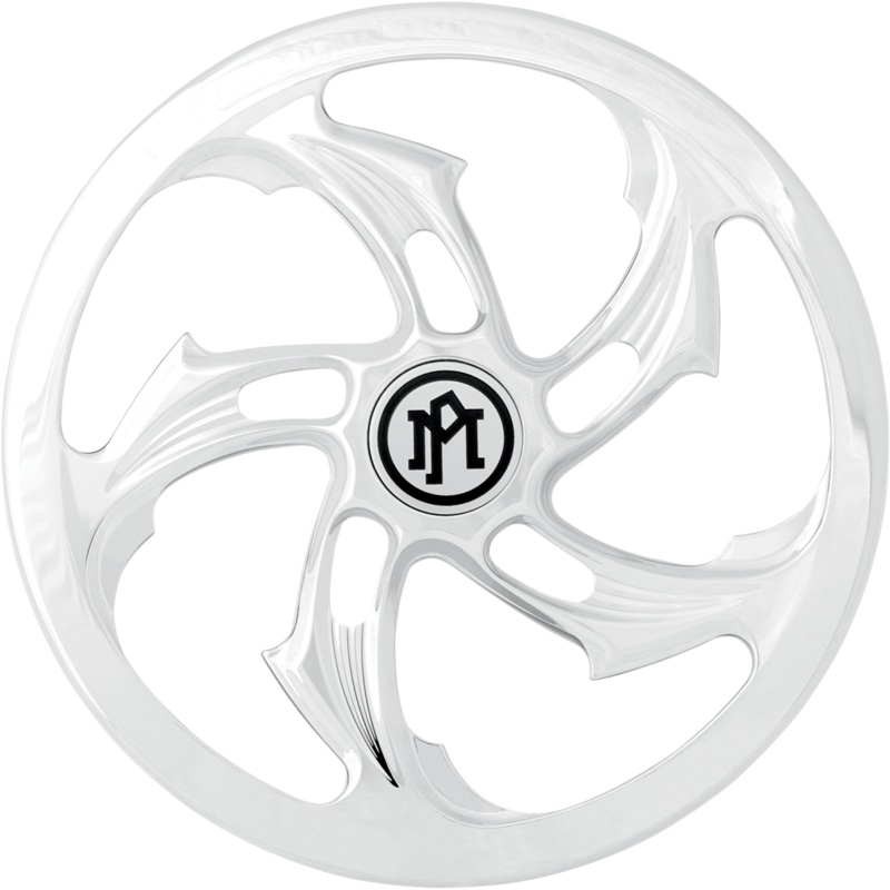 PERFORMANCE MACHINE (PM) Super Gas Universal Faceplate – Rival – Chrome 0206-2010RVL-CH