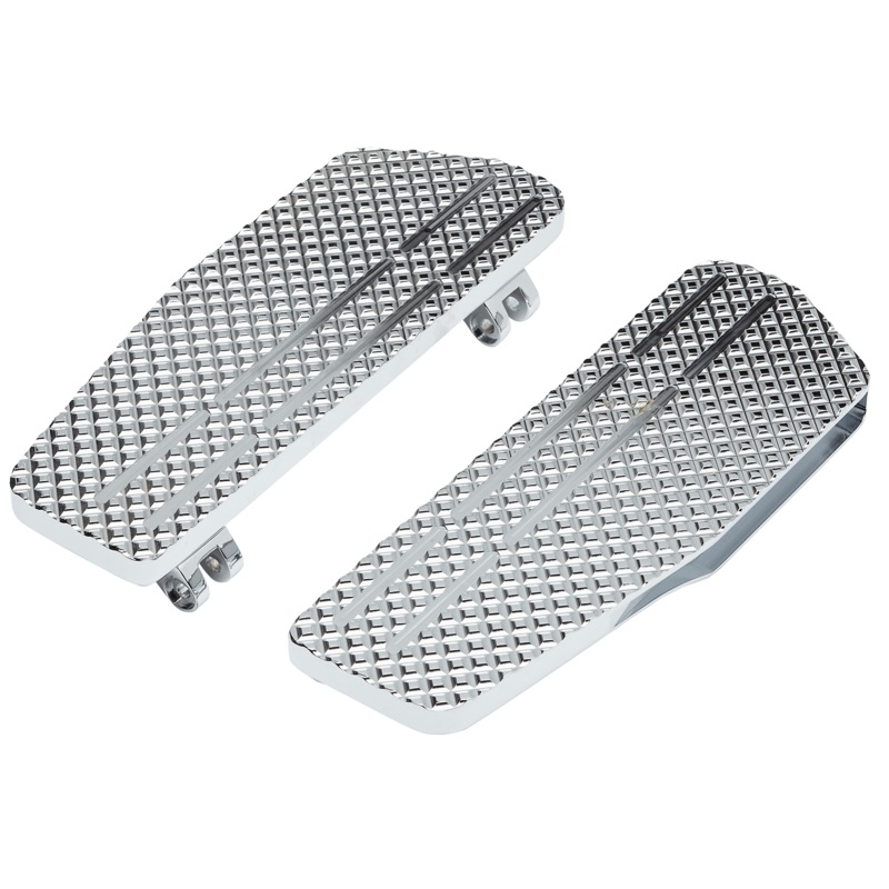 LA CHOPPERS County Line Billet Floorboards – Chrome – FL LA-P101-00C