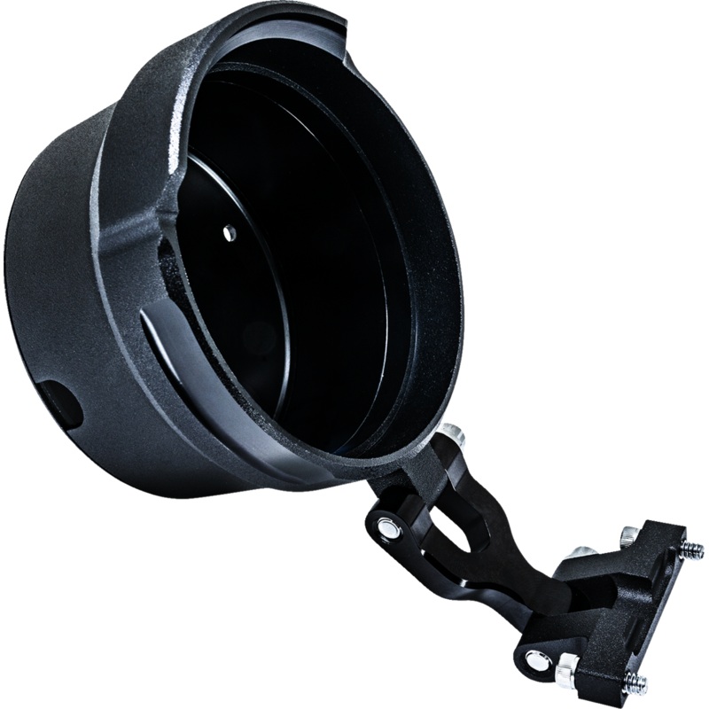 PERFORMANCE MACHINE (PM) Gauge Relocation Kit – Round – Black Ops? 0208-2192-SMB
