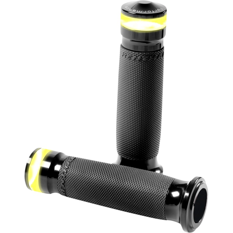 PERFORMANCE MACHINE (PM) Grips Contour – LED – TBW – Black 0063-2100M-B