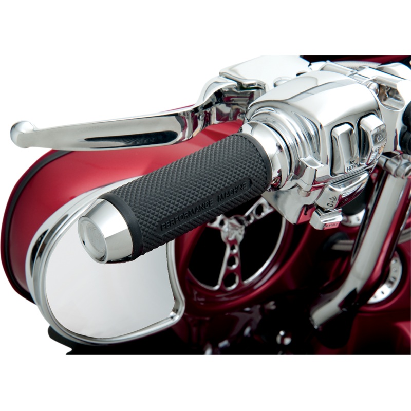 PERFORMANCE MACHINE (PM) Grips – Elite – TBW – Chrome 00635-2028CH