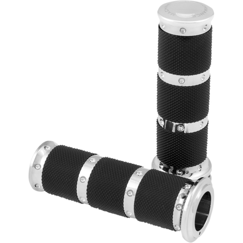 PERFORMANCE MACHINE (PM) Grips – XLS – Cable – Chrome 0063-2086-CH