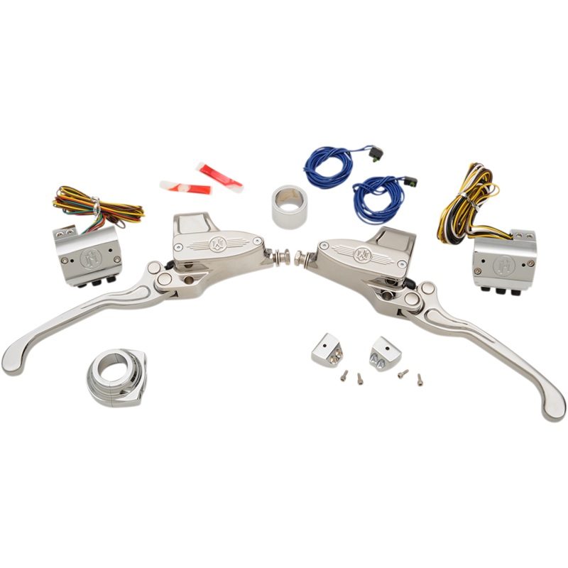 PERFORMANCE MACHINE (PM) Handlebar Control Set – Hydraulic – 9/16 Master Cylinder – Chrome 0062-4020-CH