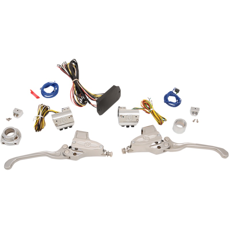 PERFORMANCE MACHINE (PM) Handlebar Controls – Hydraulic – 9/16 Master Cylinder – Chrome 0062-4024-CH