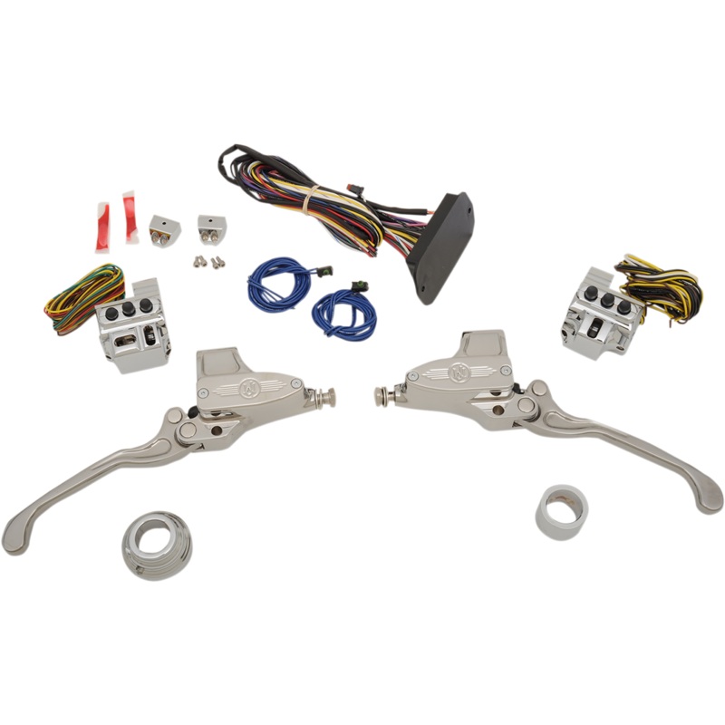 PERFORMANCE MACHINE (PM) Handlebar Controls – Hydraulic – 9/16 Master Cylinder – Chrome 0062-4025-CH