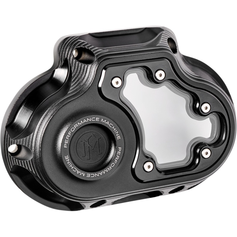 PERFORMANCE MACHINE (PM) Transmission Cover – Black Ops* – M8 Softail 0177-2081M-SMB