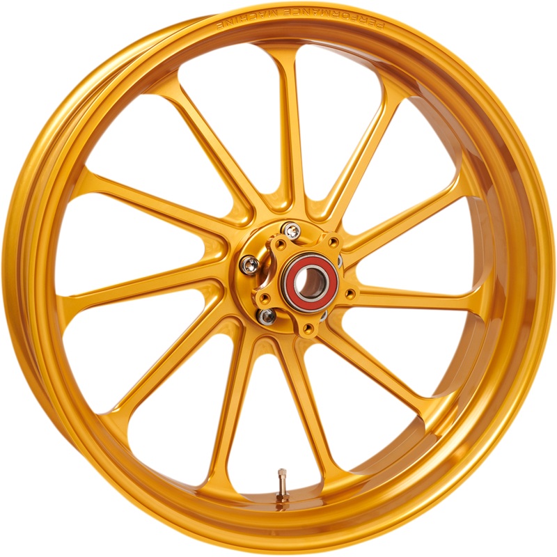 PERFORMANCE MACHINE (PM) Wheel – Assault – Rear – Single Disc/with ABS – Gold Ops* – 18×5.5 12697814RASLAPG