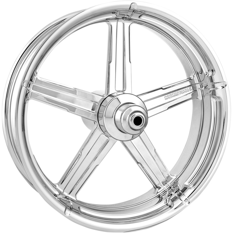 PERFORMANCE MACHINE (PM) Wheel – Formula – Front – Dual Disc/without ABS – Chrome – 21×3.5 – ’08+ FL 12027106FRMAJCH