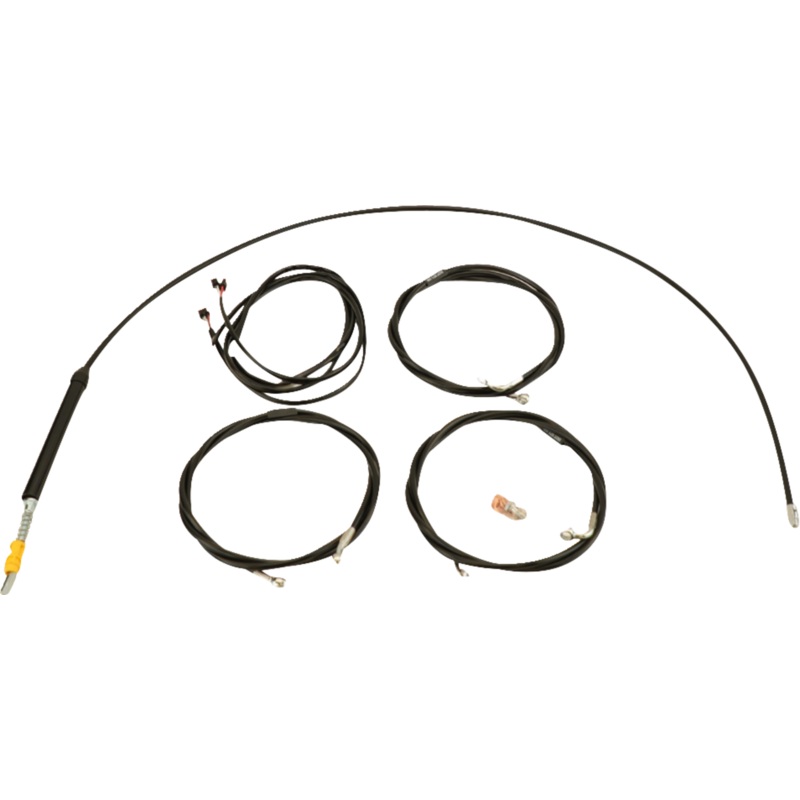 LA CHOPPERS Cable Kit – 12 – 14 Handlebars – Black LA-8059KT3-13B