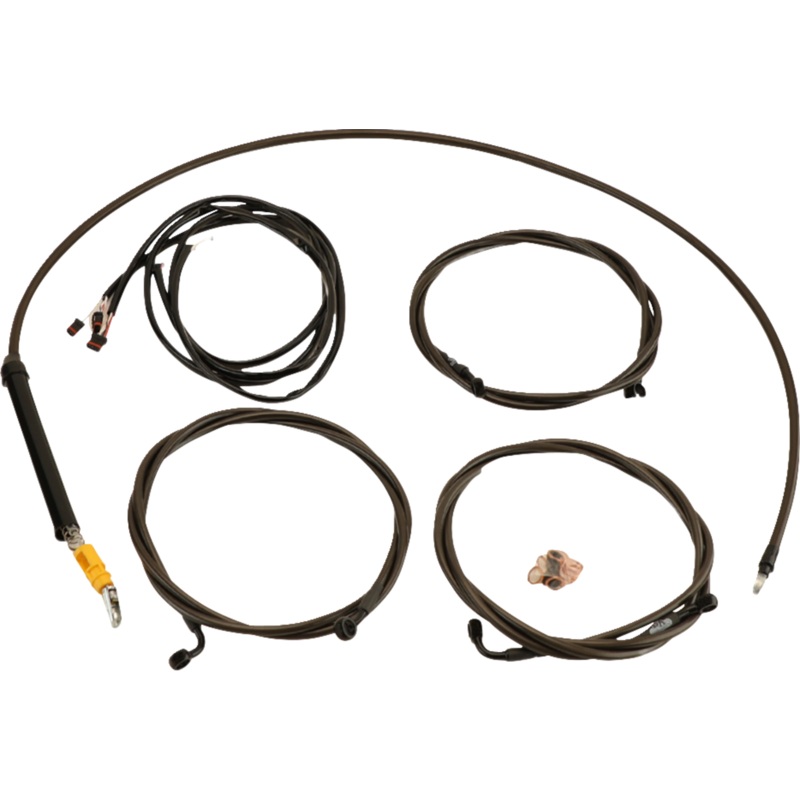 LA CHOPPERS Cable Kit – 12 – 14 Handlebars – Midnight LA-8059KT3-13M