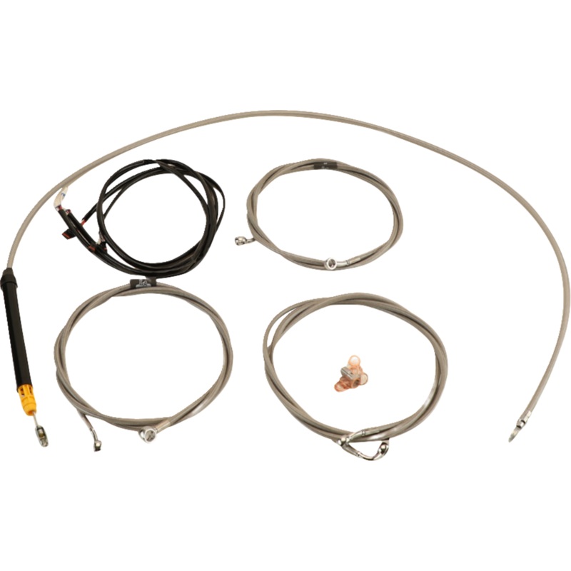 LA CHOPPERS Cable Kit – 12 – 14 Handlebars – Stainless LA-8059KT3-13