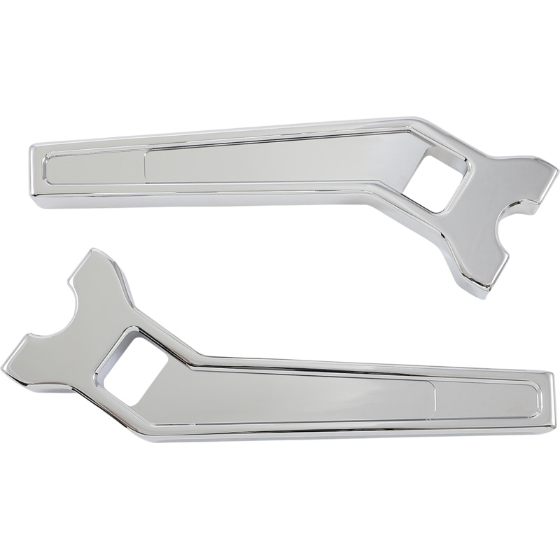 LA CHOPPERS Risers – Pullback – 10 x 1-1/4 – Chrome LA-7481-10C