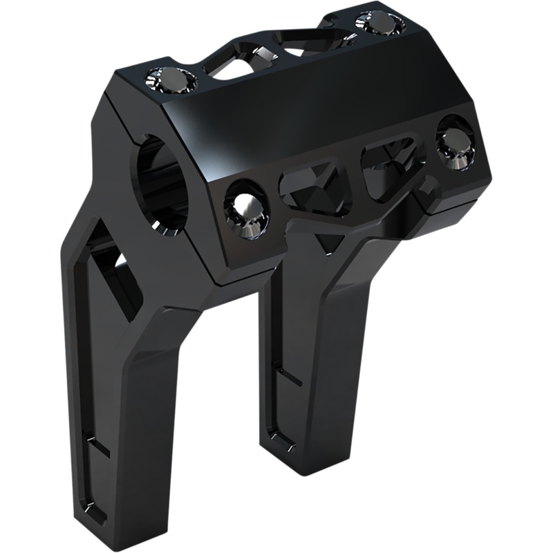 LA CHOPPERS Risers – Pullback – 6 x 1-1/4 – Black Anodized LA-7481-06B