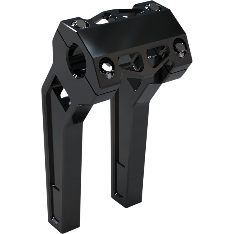LA CHOPPERS Risers – Pullback – 8 x 1-1/4 – Black Anodized LA-7481-08B