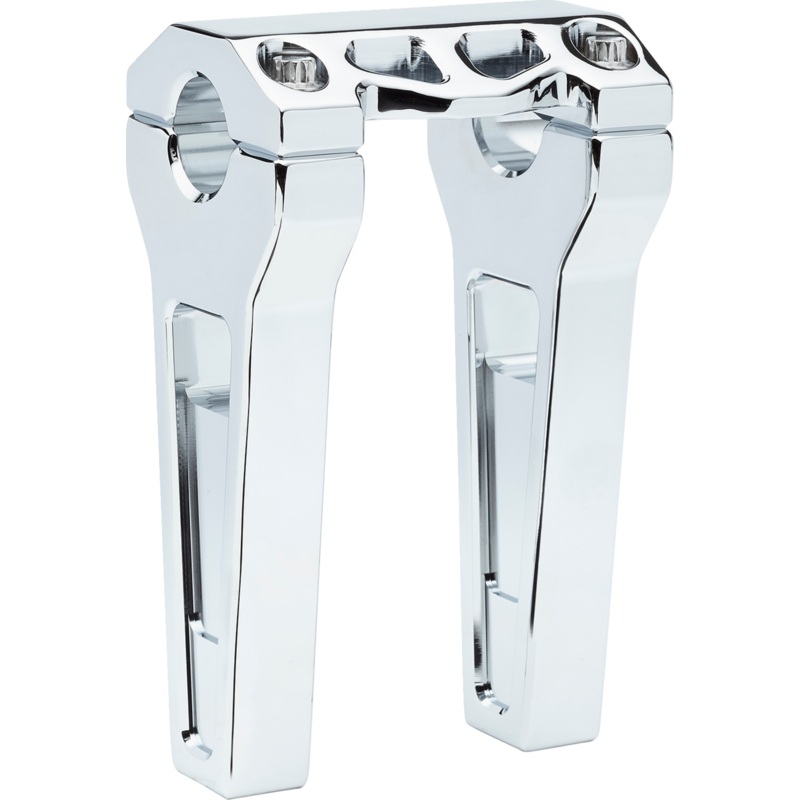 LA CHOPPERS Risers – Straight – 6 x 1-1/4 – Chrome LA-7480-06C