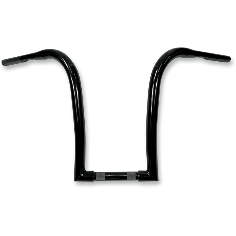 LA CHOPPERS Handlebar – Ape Hanger – 1-1/4 Diameter – 14 Rise – Black LA-7341-14B