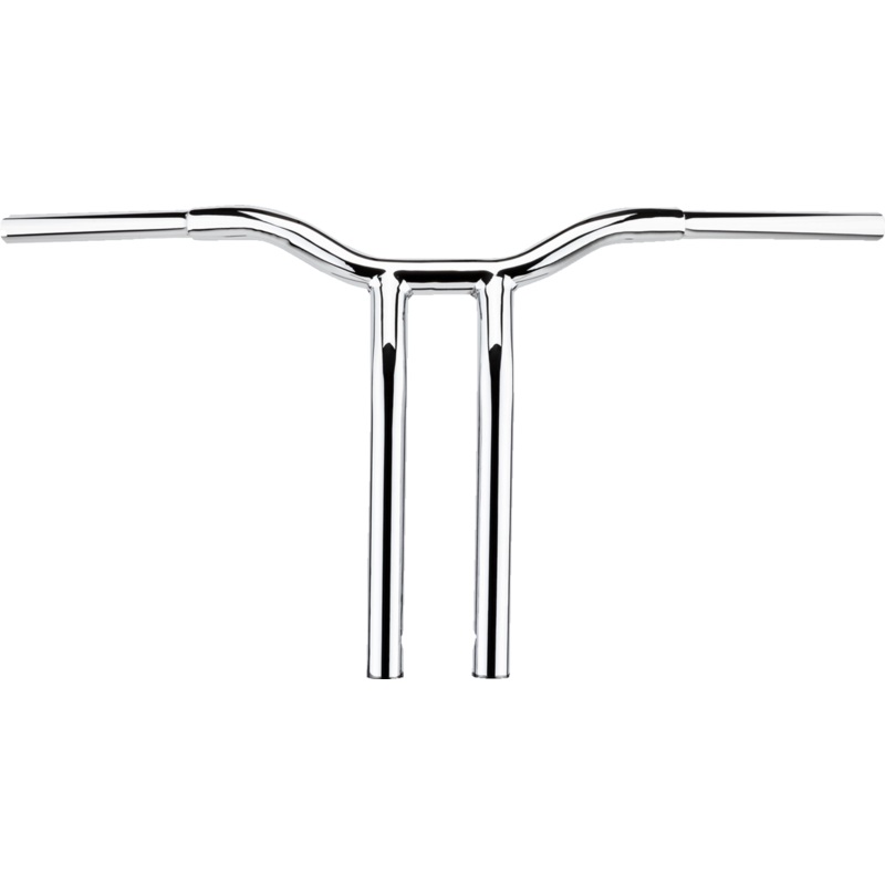 LA CHOPPERS Handlebar – One-Piece Kage Fighter – Pullback – 14 x 1-1/4 – Chrome LA-7369-14