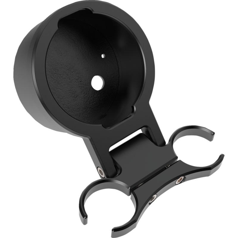 LA CHOPPERS T-Bar Gauge Mount – Single – Black – 1.00 Diameter LA-7398-01B