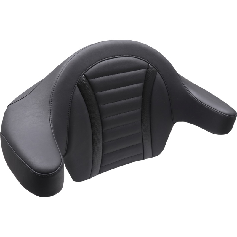 MUSTANG Deluxe Extended Passenger Arm Backrest – Black – Touring 88403