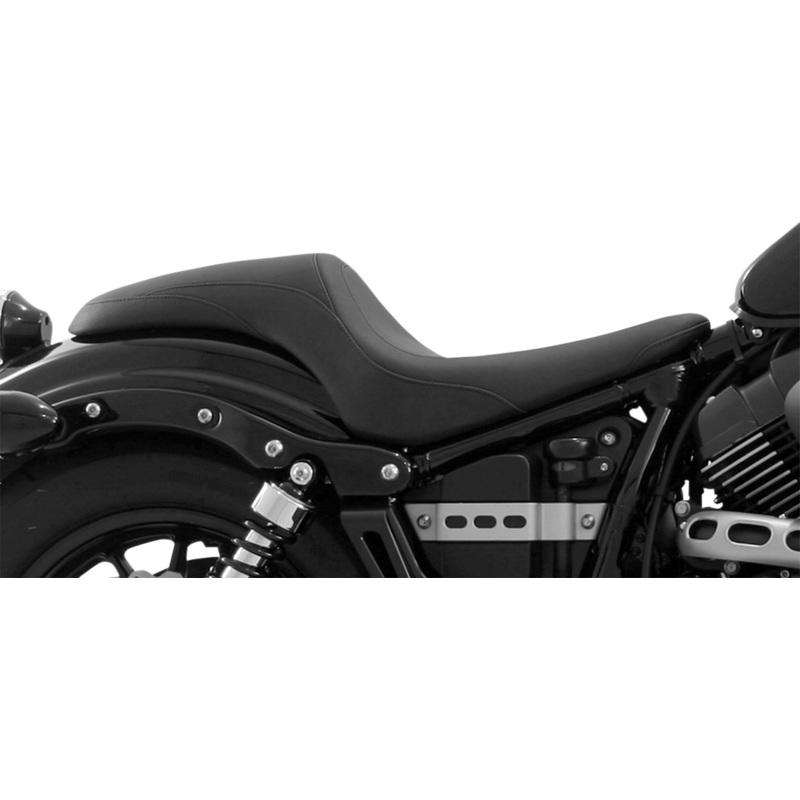 MUSTANG Seat – Tripper Fastback* – Smooth – Black – Bolt 75690