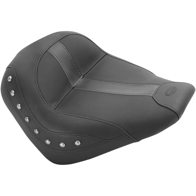 MUSTANG Solo Seat – Black – Vinyl – Studded – Scout ’15-’24 75390