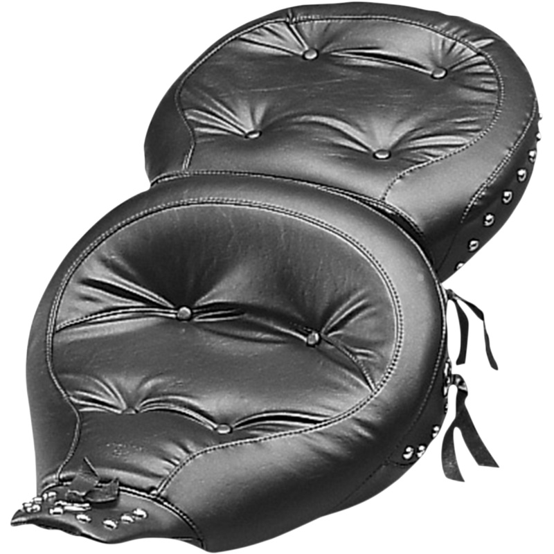 MUSTANG Wide Studded Touring Seat – FLT ’91-’96 75555