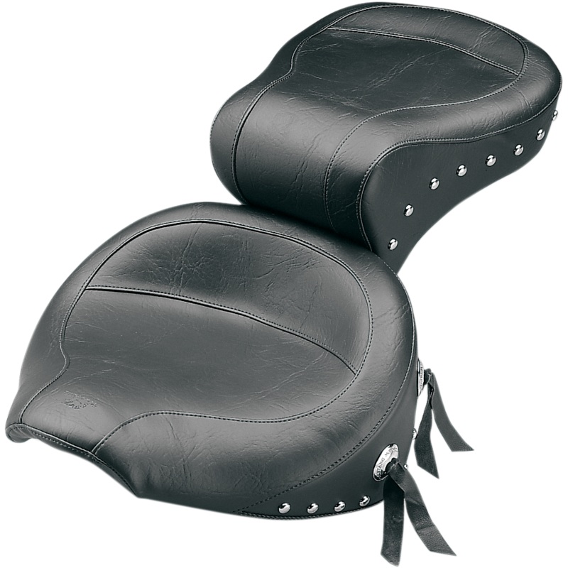 MUSTANG Wide Studded Touring Seat – Softail ’84-’99 75503
