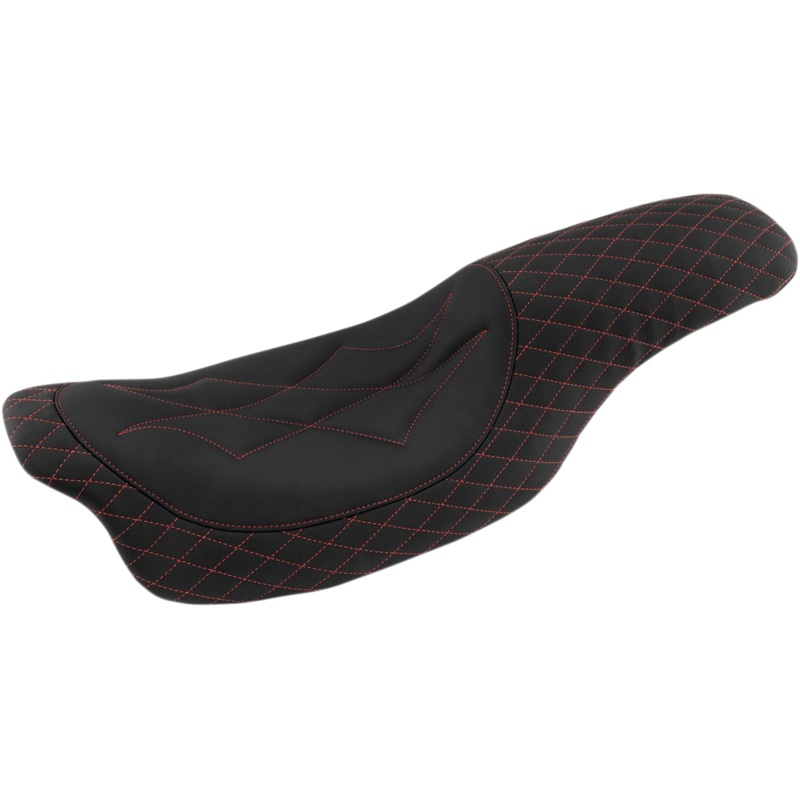 MUSTANG Revere Journey Seat – Diamond – Red Stitched 74111AB
