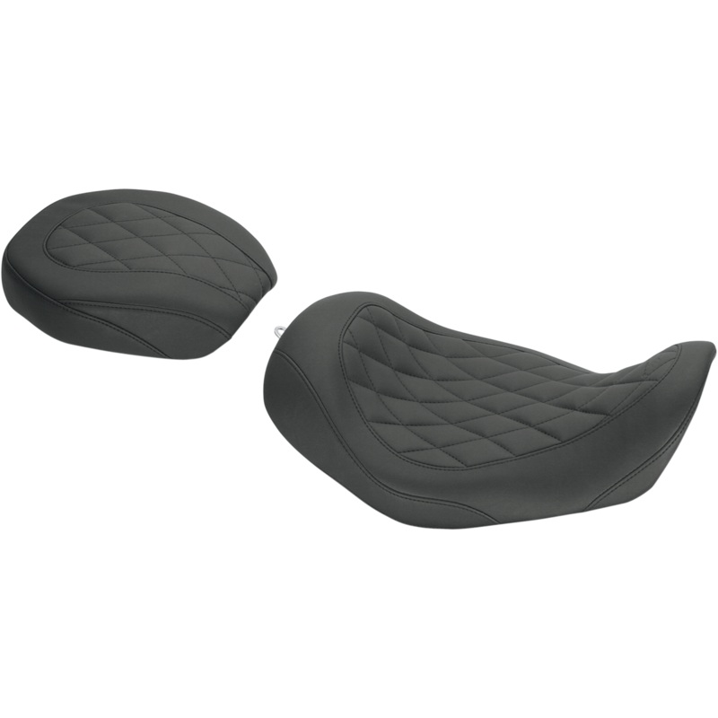 MUSTANG Seat – Wide Tripper* Solo – without Backrest – Diamond – Black 76704