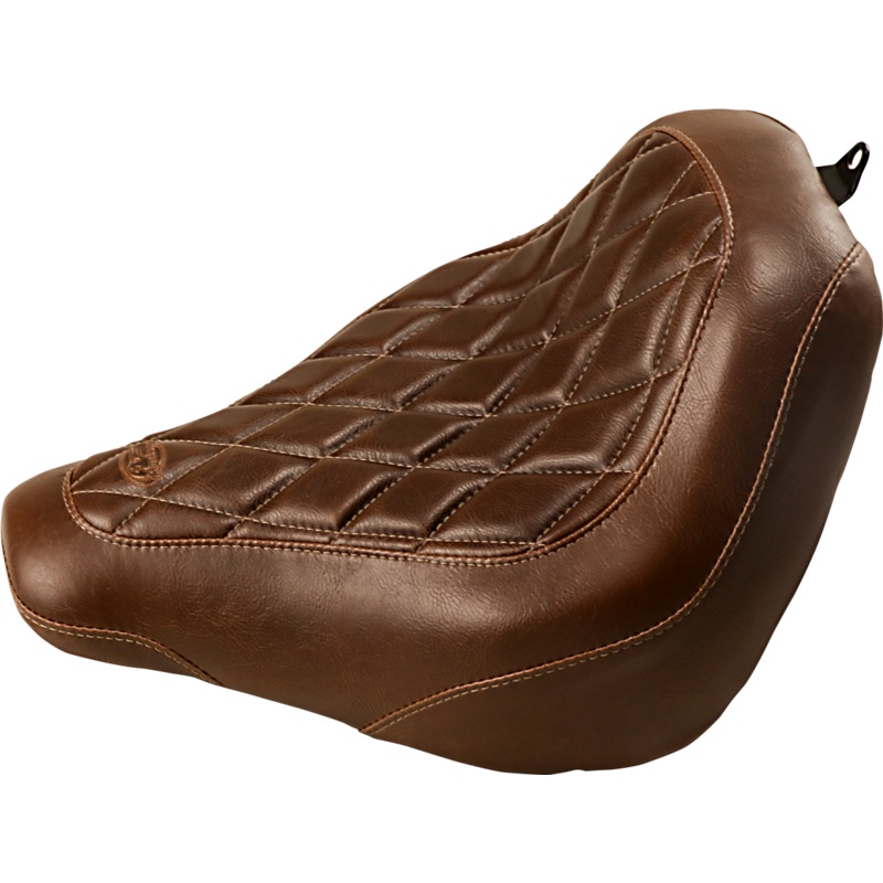 MUSTANG Seat – Wide Tripper* Solo – without Backrest – Diamond – Brown 83032