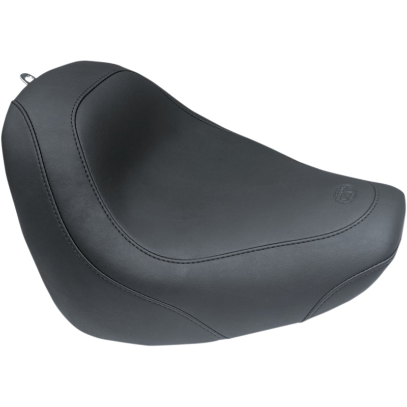 MUSTANG Seat – Wide Tripper* Solo – without Backrest – Smooth – Black 75704