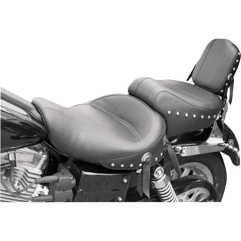 MUSTANG Wide Studded Seat – FXDWG ’96-’03 75530