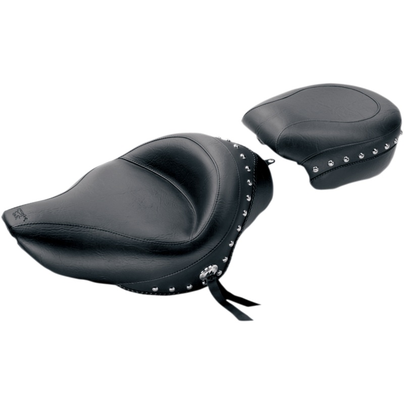 MUSTANG Wide Studded Solo Seat – XL ’04-’21 76151