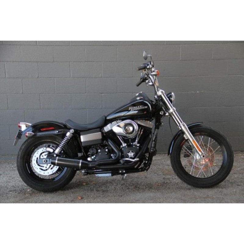 2006-2017 Dyna Bobcat 2 into 1 Black with Carbon