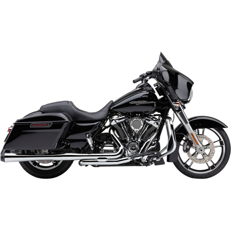 COBRA El Diablo 4 Mufflers for FL – Chrome/Black 6208