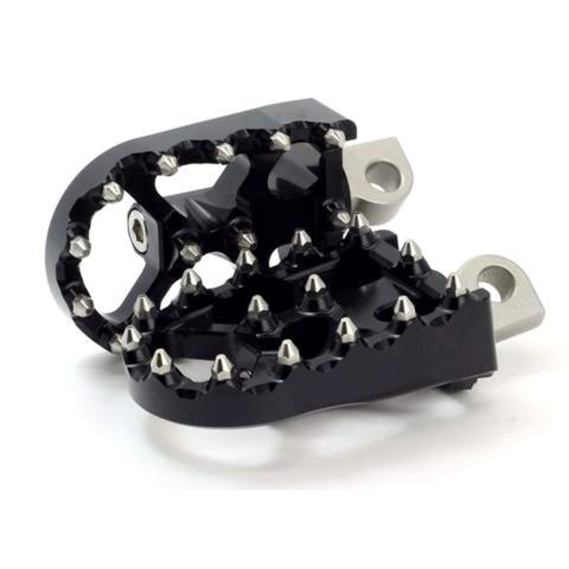 FLO MOTORSPORTS V2 MX STYLE FOOT PEGS HARLEY DAVIDSON / DYNA / CUSTOM CHOPPER