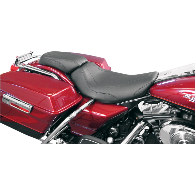 MUSTANG Seat – Tripper* Solo – without Backrest – Stitched – Black – Road King 76350