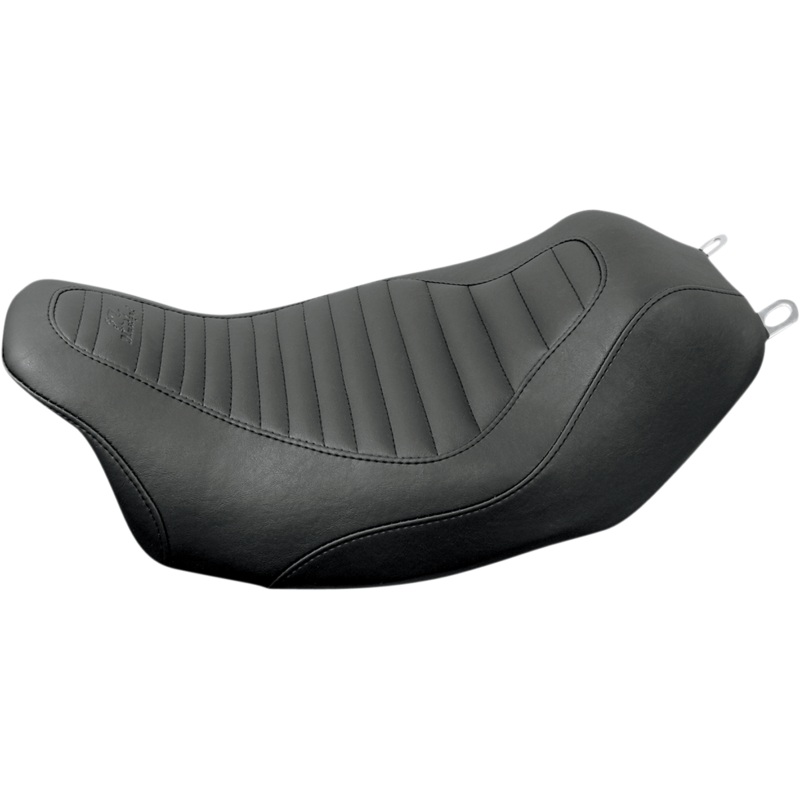 MUSTANG Seat – Tripper* Solo – without Backrest – Tuck and Roll – Black – FL ’08+ 76713