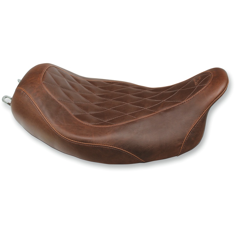 MUSTANG Seat – Wide Tripper* Solo – without Backrest – Diamond – Brown 76722