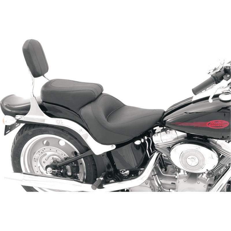 MUSTANG Vintage Style Seat – Standard – Smooth – Black – FXST 76400