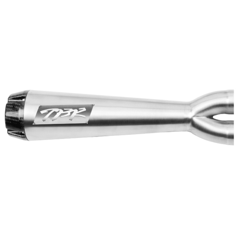 Two Brothers Racing COMP S 2IN1 EXHAUST SOFTAIL BRUSHED W/CARBON END CAP