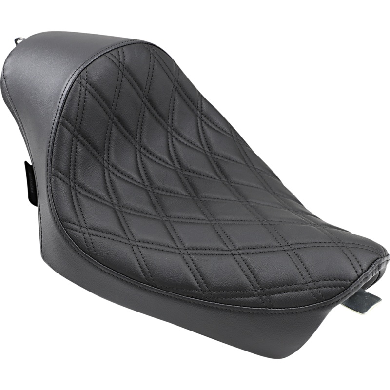 DRAG SPECIALTIES SEATS Cafe Solo Seat – Diamond – XL Caf-Style Solo Seat