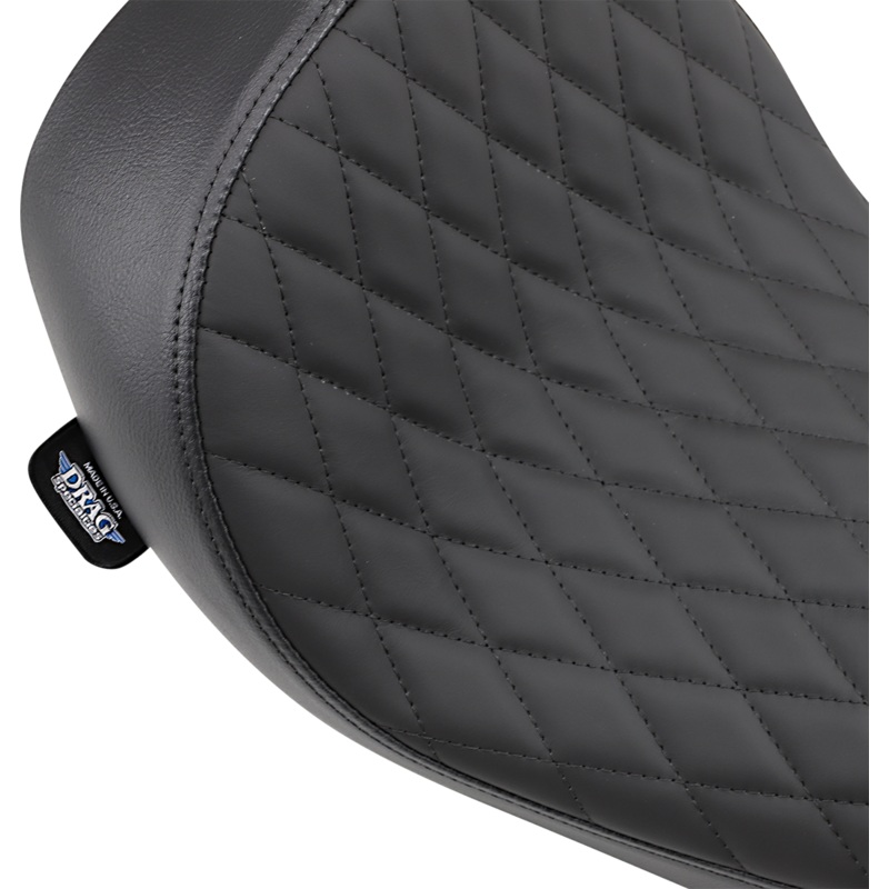 DRAG SPECIALTIES SEATS Low Solo Seat – Double Diamond – FXD Low Solo Seat