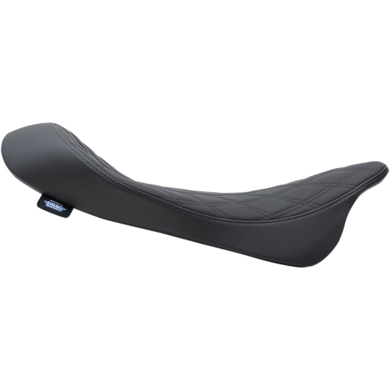 DRAG SPECIALTIES SEATS Low Solo Seat – Double Diamond Low-Profile Solo Seat