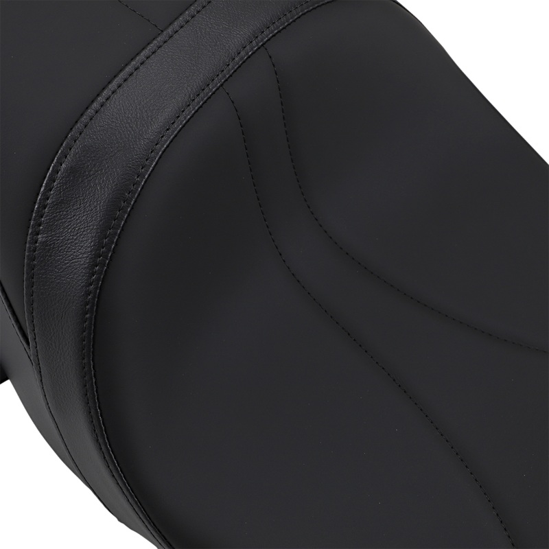DRAG SPECIALTIES SEATS Low Touring Seat – Mild Stitched – Yaffe Tanks Low Profile Tour Seat